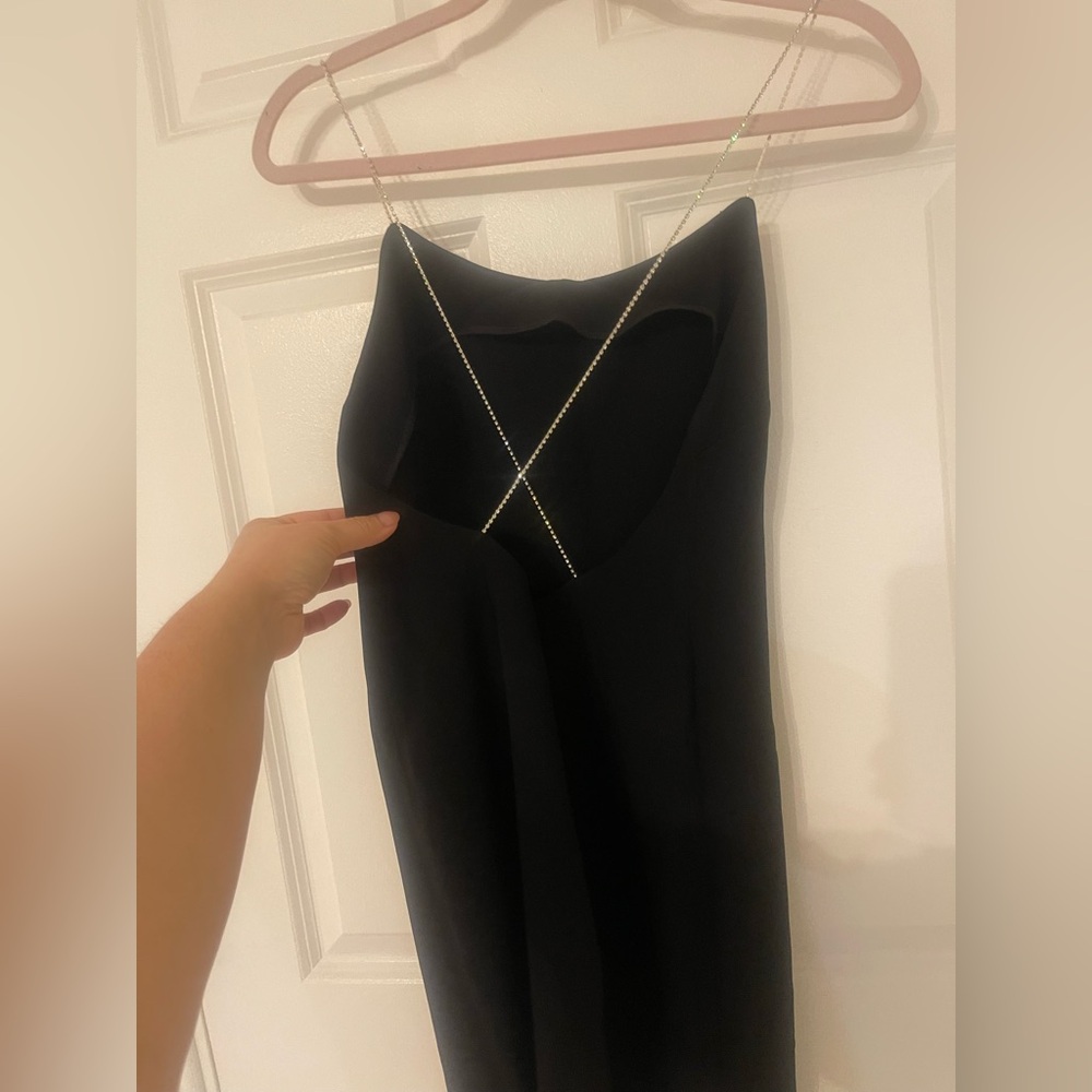 Ascetique (Estern European Brand) Mini /Crepe/Black dress size M. New - Picture 12 of 16